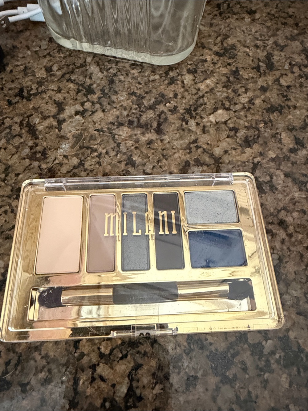 Milani Eyeshadow Palette — Beige, Taupe, Gray, Black & Navy